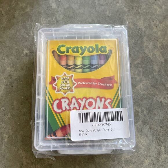 Crayola Crayons With Crayon Box - Picture 1 of 2